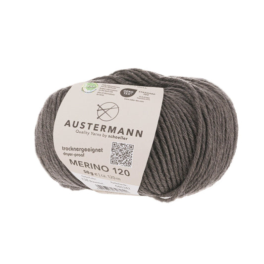 Merino 120 Exp 50g, 97613, colour brown mottled 138