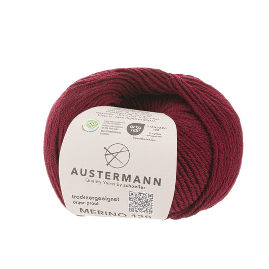 Merino 120 Exp 50g, 97613, color wine 155