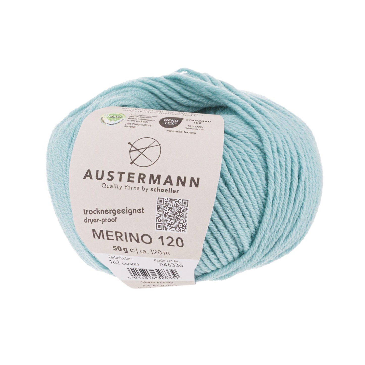 Merino 120 Exp 50g, 97613, Farbe curacao 162