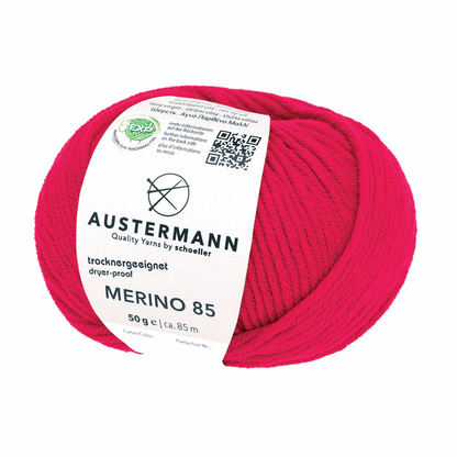 Austermann Merino 85 EXP 50g, 97614, color red 8