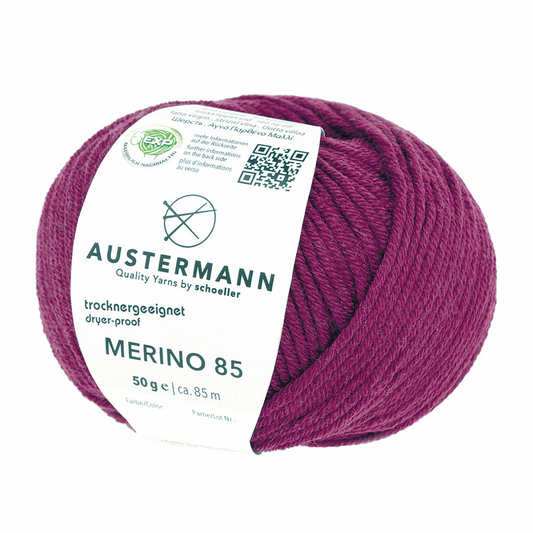 Austermann Merino 85 EXP 50g, 97614, color aubergine 27