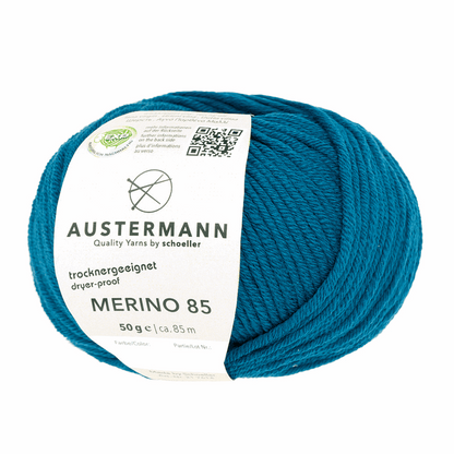 Austermann Merino 85 EXP 50g, 97614, color dark petrol 40