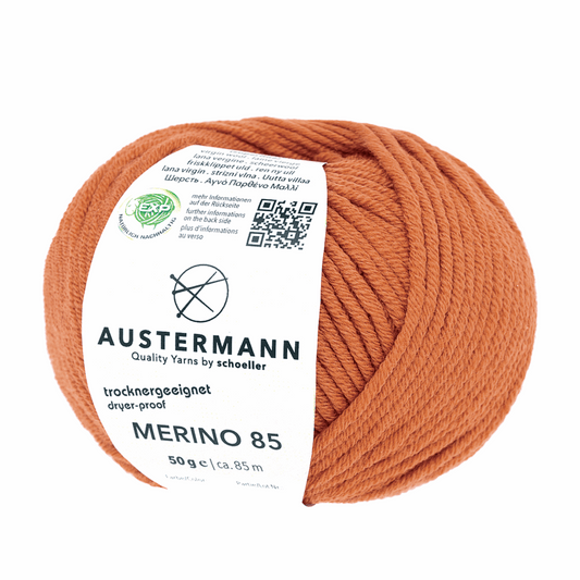 Austermann Merino 85 EXP 50g, 97614, Farbe kürbis 42