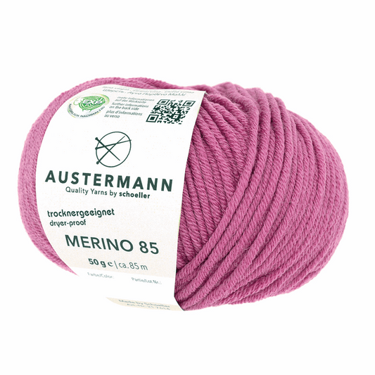 Austermann Merino 85 EXP 50g, 97614, Farbe pink lipstic 49