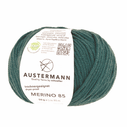Austermann Merino 85 EXP 50g, 97614, Farbe lorbeer 56