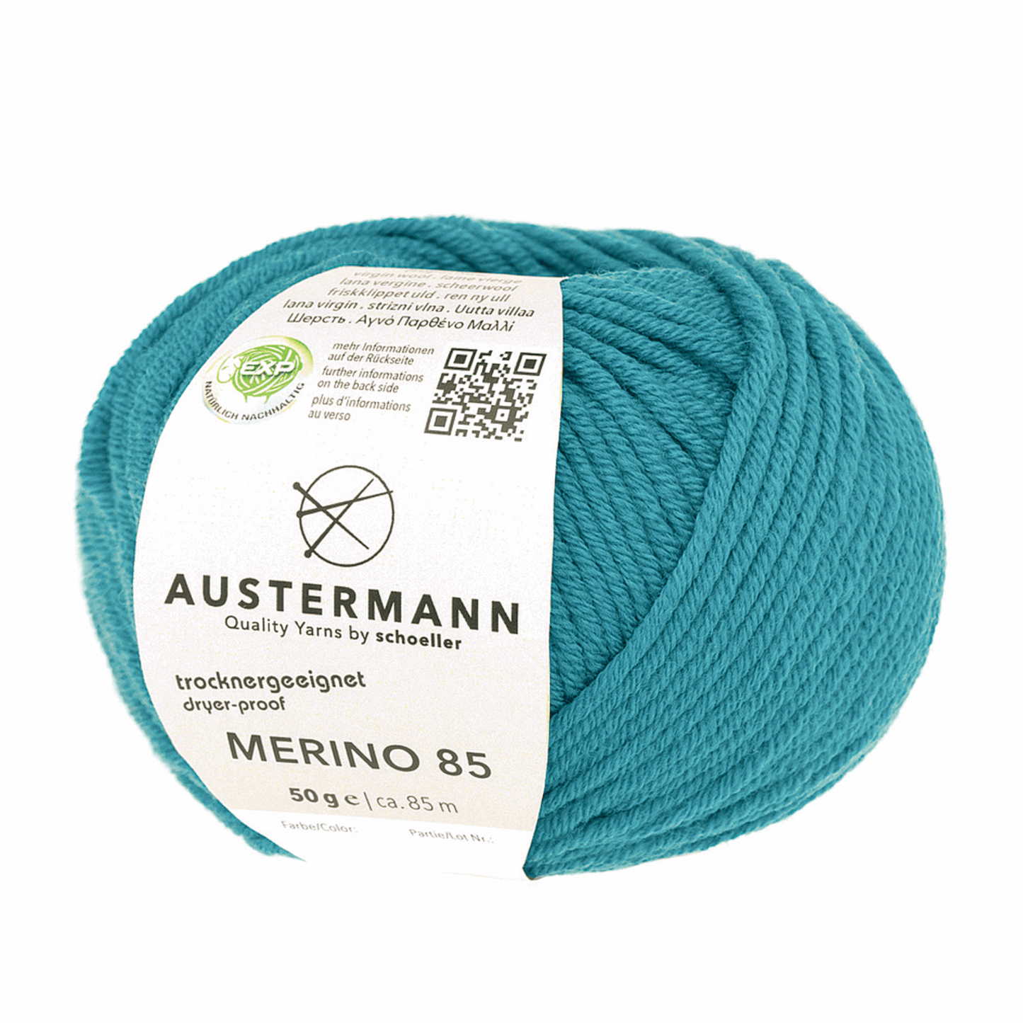 Austermann Merino 85 EXP 50g, 97614, Farbe petrol 59