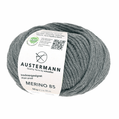 Austermann Merino 85 EXP 50g, 97614, color gray mottled 60