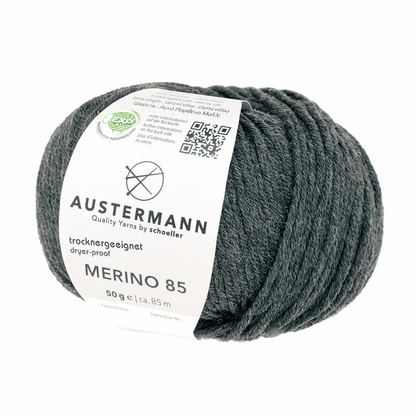 Austermann Merino 85 EXP 50g, 97614, color anthracite mottled 64