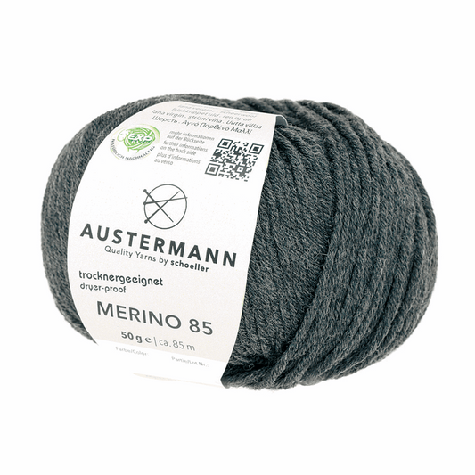Austermann Merino 85 EXP 50g, 97614, Farbe anthrazit meliert 64