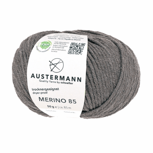 Austermann Merino 85 EXP 50g, 97614, Farbe braun meliert 65