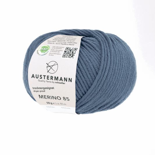 Austermann Merino 85 EXP 50g, 97614, Farbe jeans 68