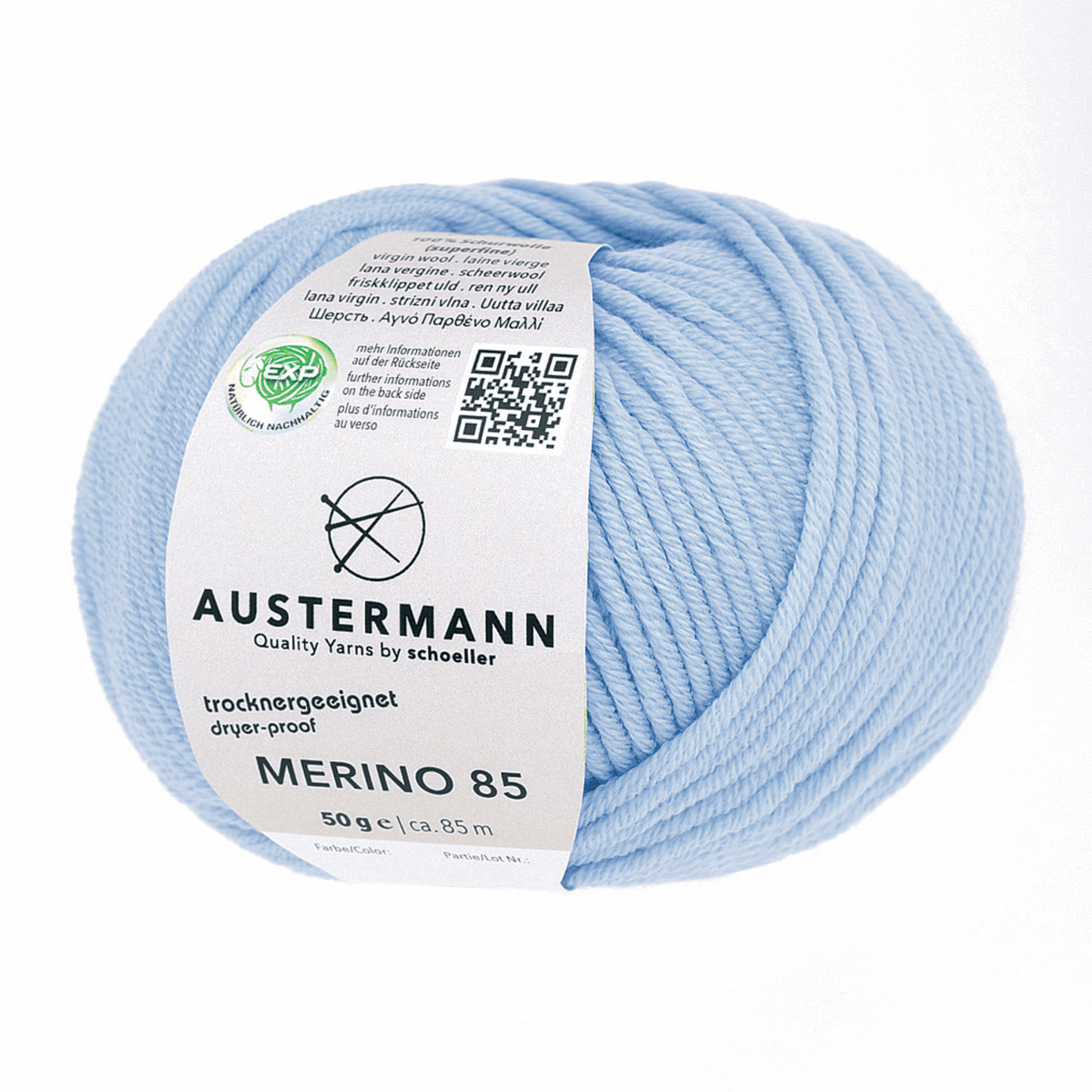 Austermann Merino 85 EXP 50g, 97614, color azure 69