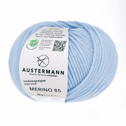 Austermann Merino 85 EXP 50g, 97614, Farbe azur 69