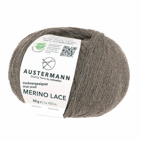 Austermann Merino Lace EXP 50g, 97615, Farbe braun meliert 12