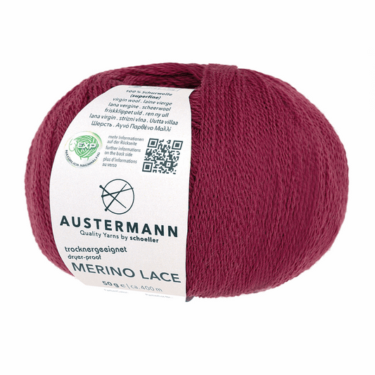 Austermann Merino Lace EXP 50g, 97615, color bordeaux 20