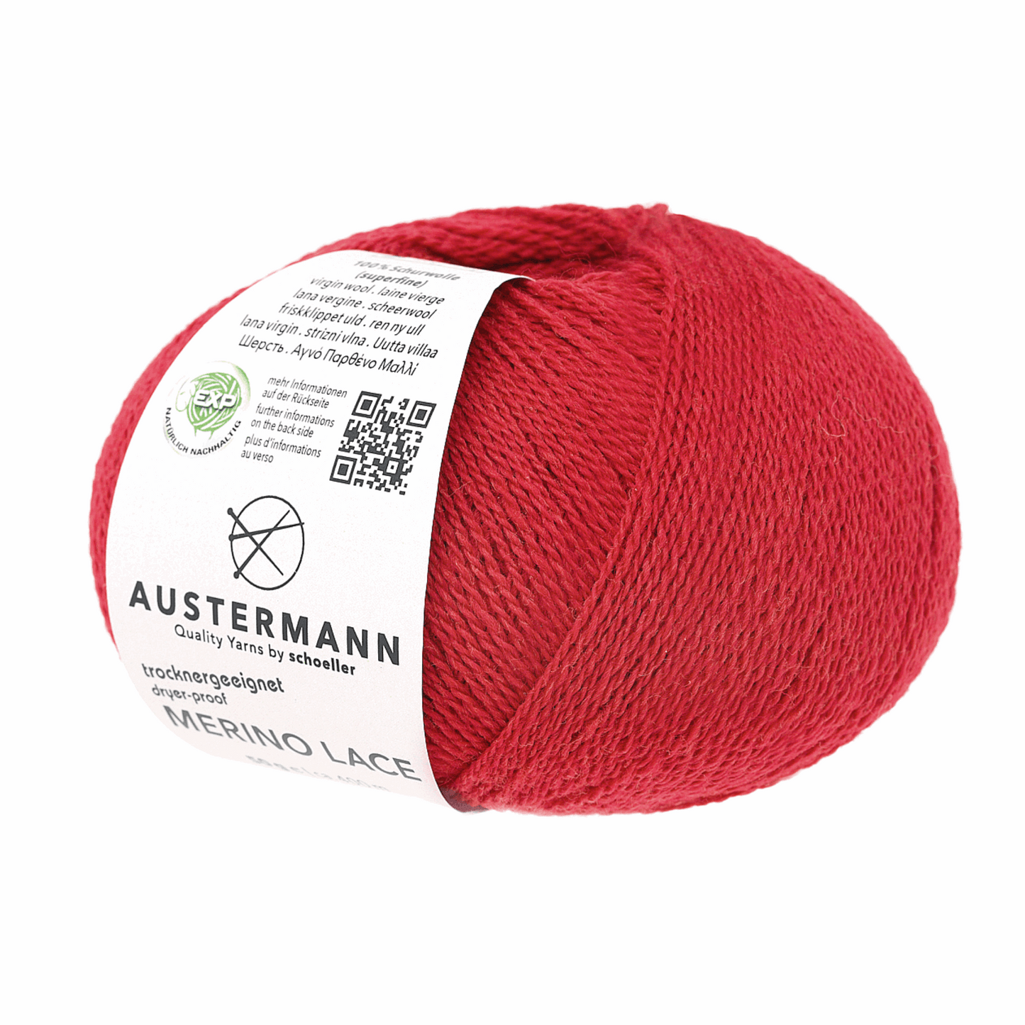 Austermann Merino Lace EXP 50g, 97615, Farbe rubin 23