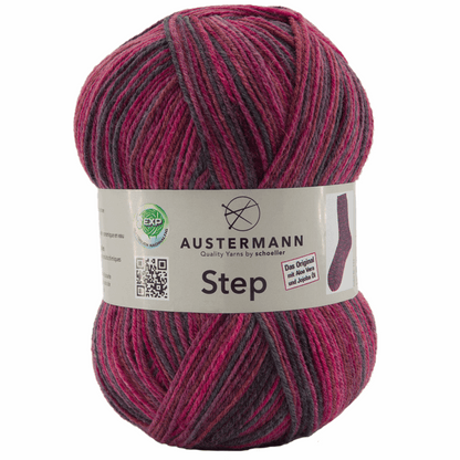 Austermann Step 4F Color 100g, 97689, Farbe purple easy 133