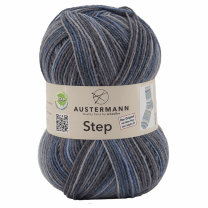 Austermann Step 4F Color 100g, 97689, Farbe rauch easy 136