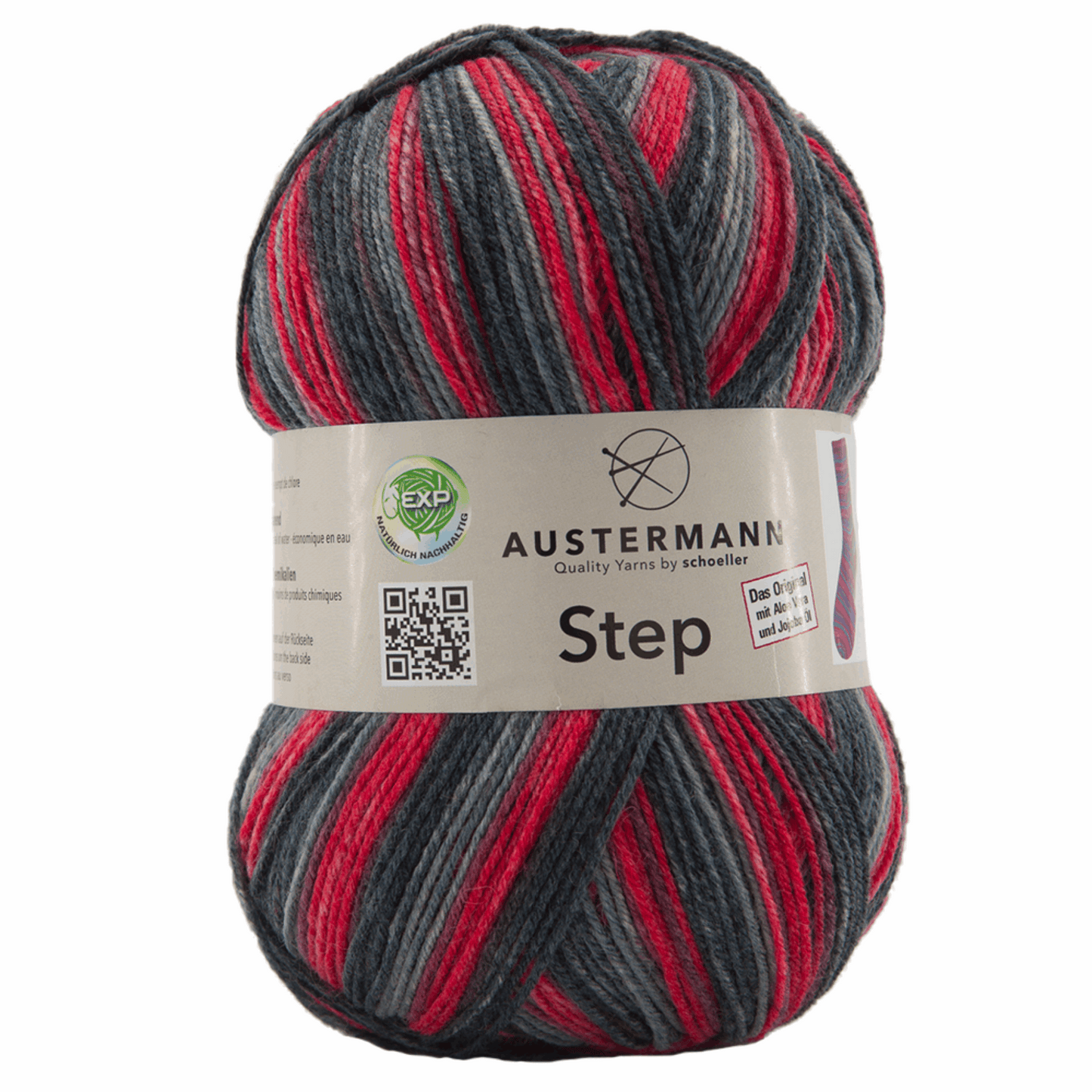 Austermann Step 4F Color 100g, 97689, Farbe vulkan 18