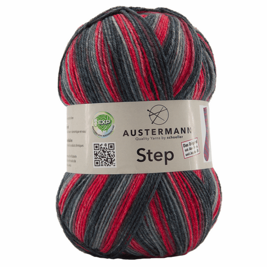 Austermann Step 4F Color 100g, 97689, color vulkan 18