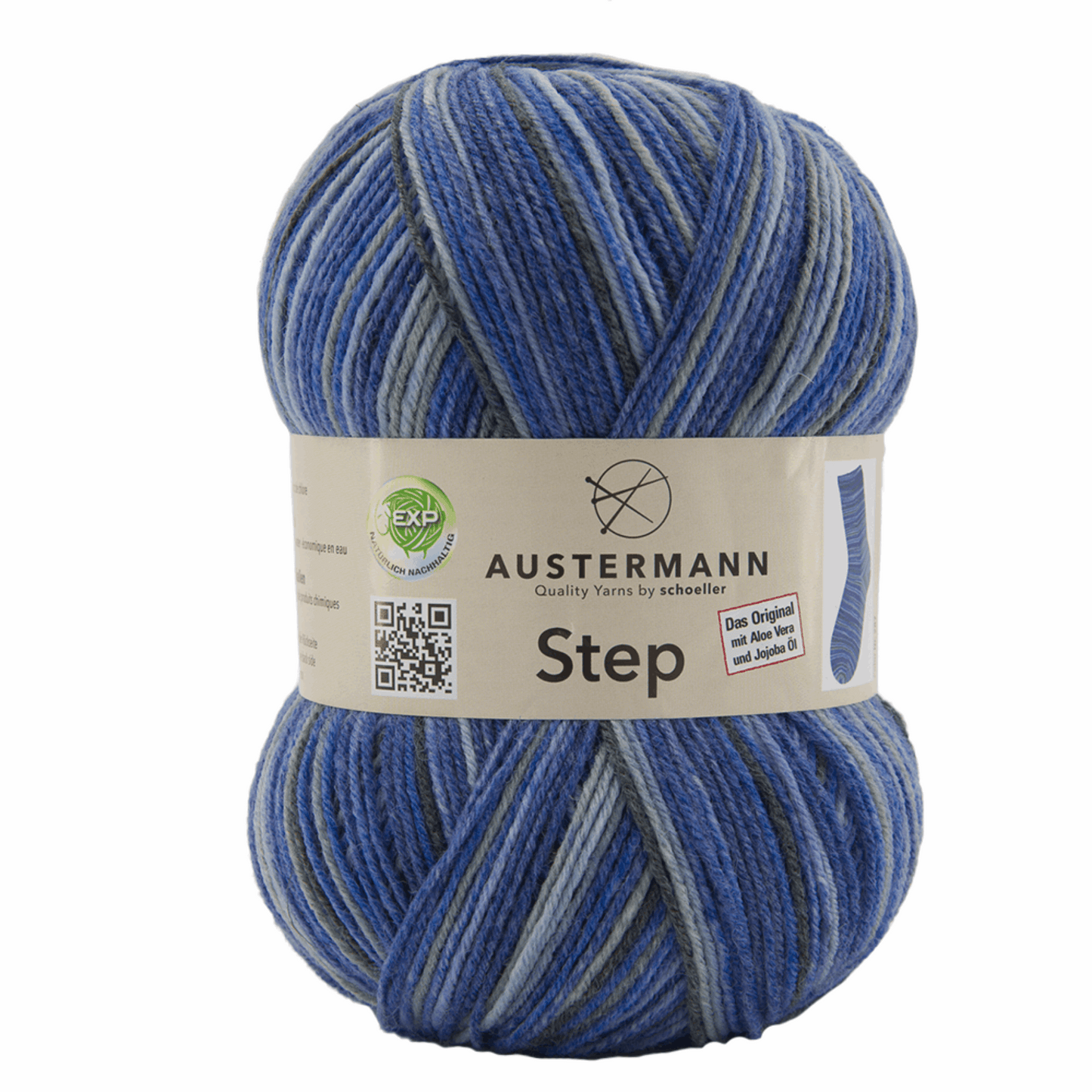 Austermann Step 4F Color 100g, 97689, Farbe blau 287