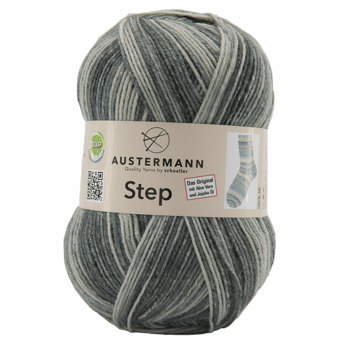 Austermann Step 4F Color 100g, 97689, Farbe grau 358