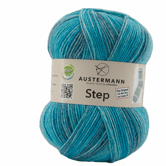 Austermann Step 4F Color 100g, 97689, color turquoise 359