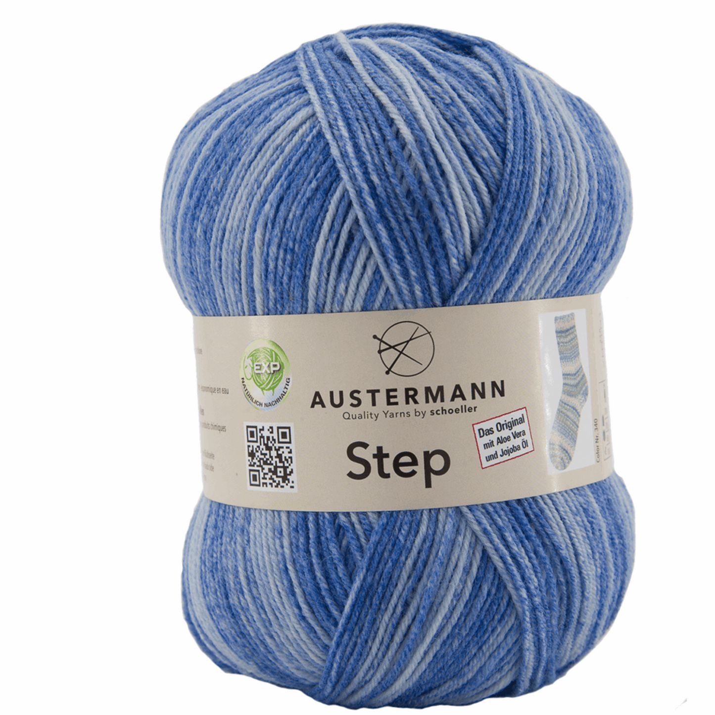 Austermann Step 4F Color 100g, 97689, Farbe azur 360