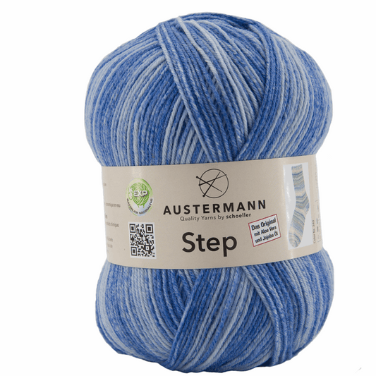 Austermann Step 4F Color 100g, 97689, color azure 360