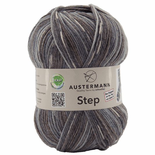 Austermann Step 4F Color 100g, 97689, Farbe schiefer mas 87