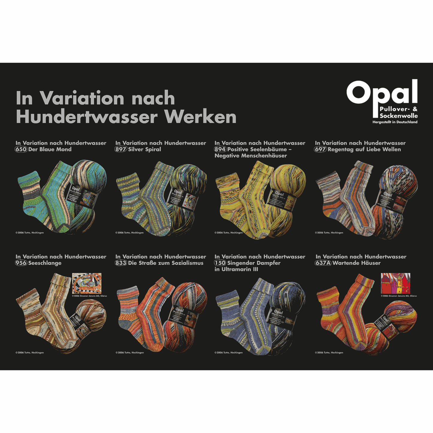 Hundertwasser I 100g, Opal, 697, 97700, Farbe 1435