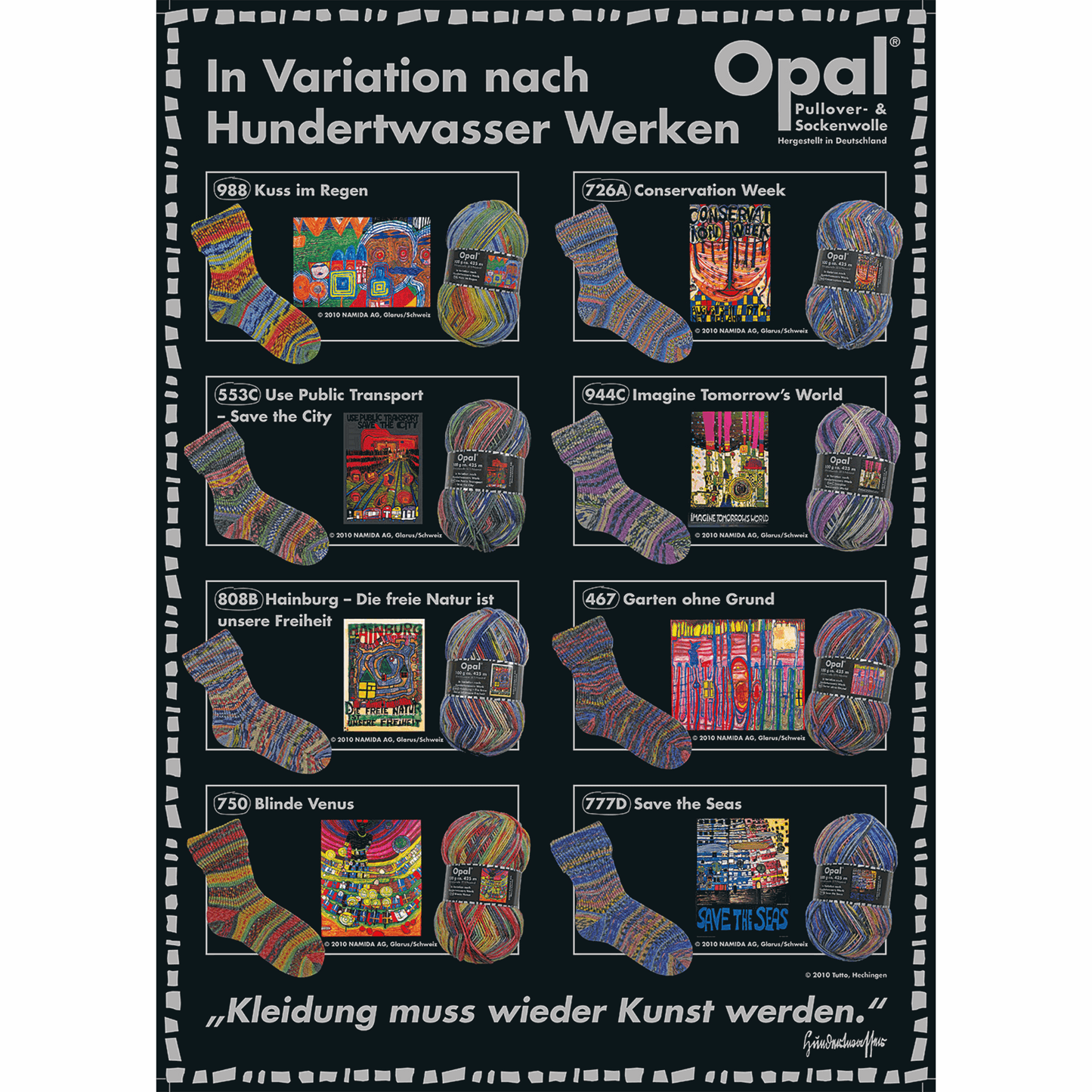 Opal Hundertwasser III 100 G, 97740, color blind venus 3206