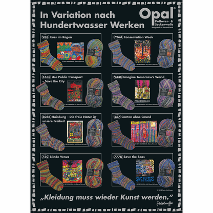 Opal Hundertwasser III 100 G, 97740, Farbe hainburg 3204