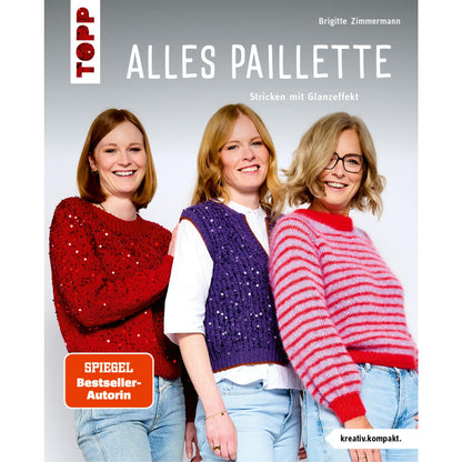 Alles Paillette, Stricken mit Glanzeffekt (DE)