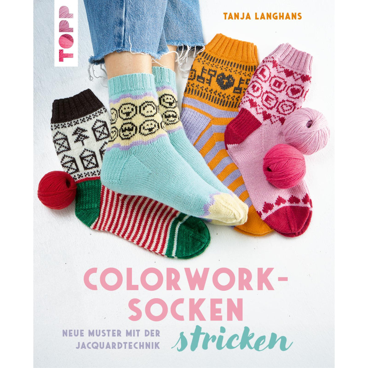 Colorwork-Socken stricken (DE), neue Mustersocken mit Jacquardtechnik