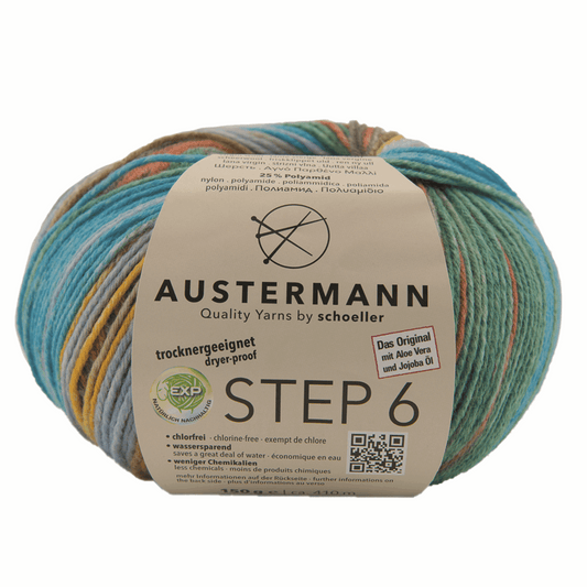 Schoeller-Austermann Step6, Irish Rainbow, 150g, 97826, color malin 623