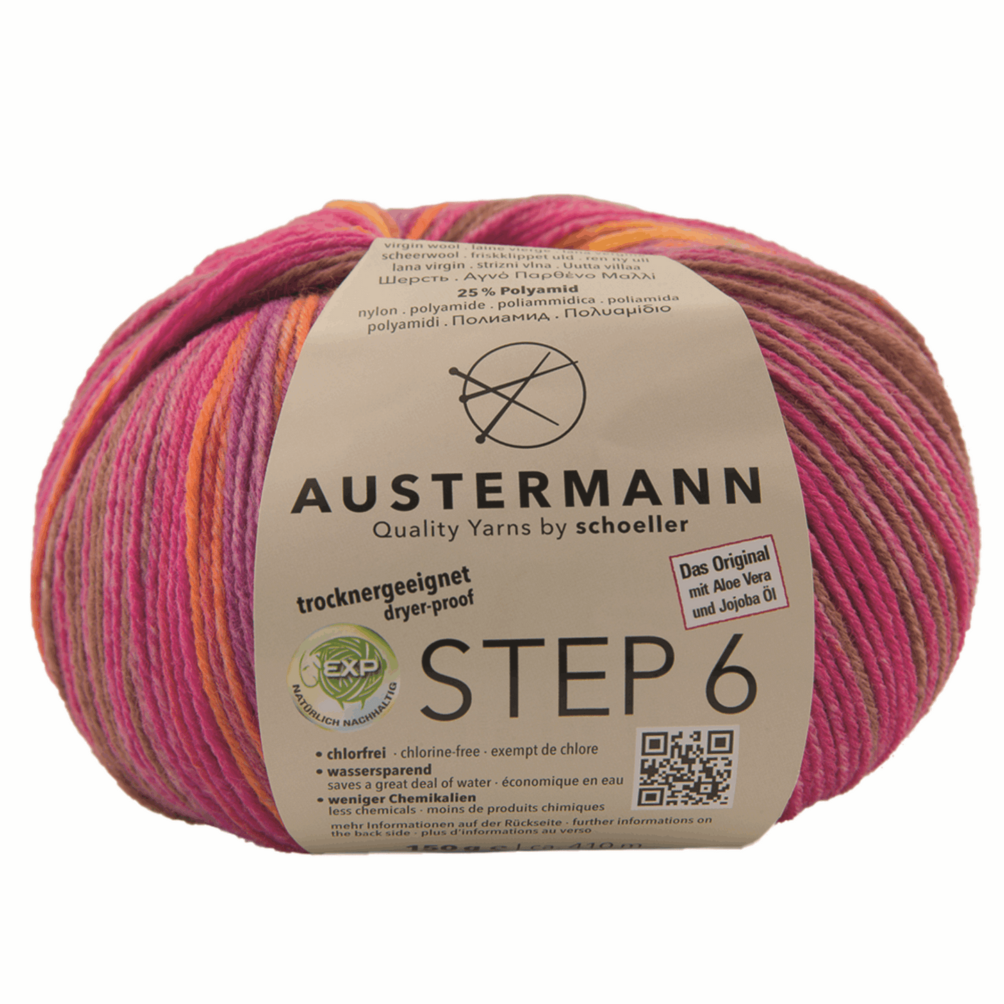 Schoeller-Austermann Step6, Irish Rainbow, 150g, 97826, Farbe fintona 626