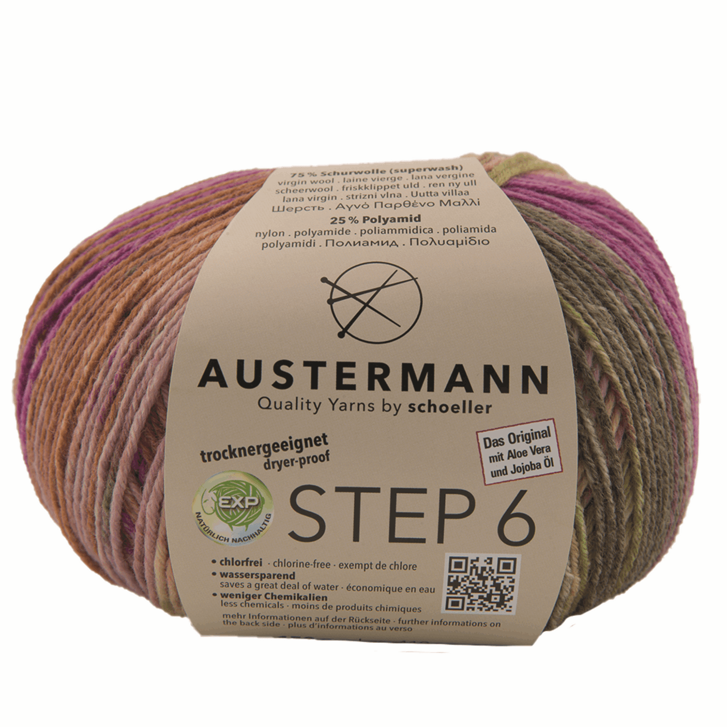 Schoeller-Austermann Step6, Irish Rainbow, 150g, 97826, color kilkeel 630