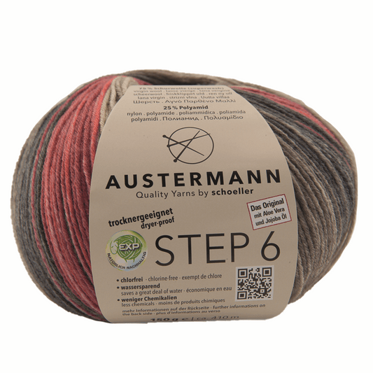 Schoeller-Austermann Step6, Irish Rainbow, 150g, 97826, color edinburgh 678