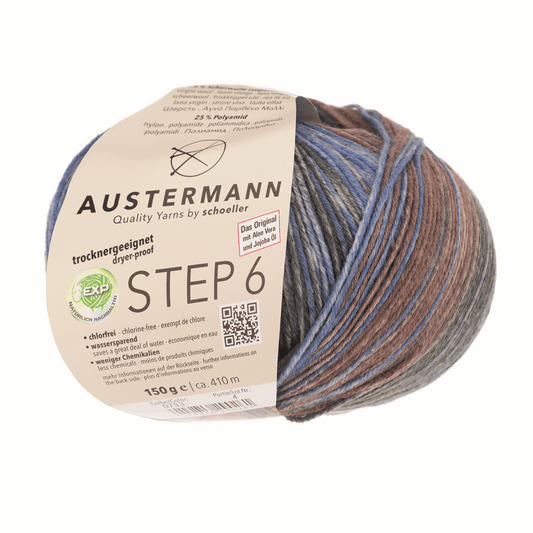 Schoeller-Austermann Step6, Irish Rainbow, 150g, 97826, Farbe achat 733