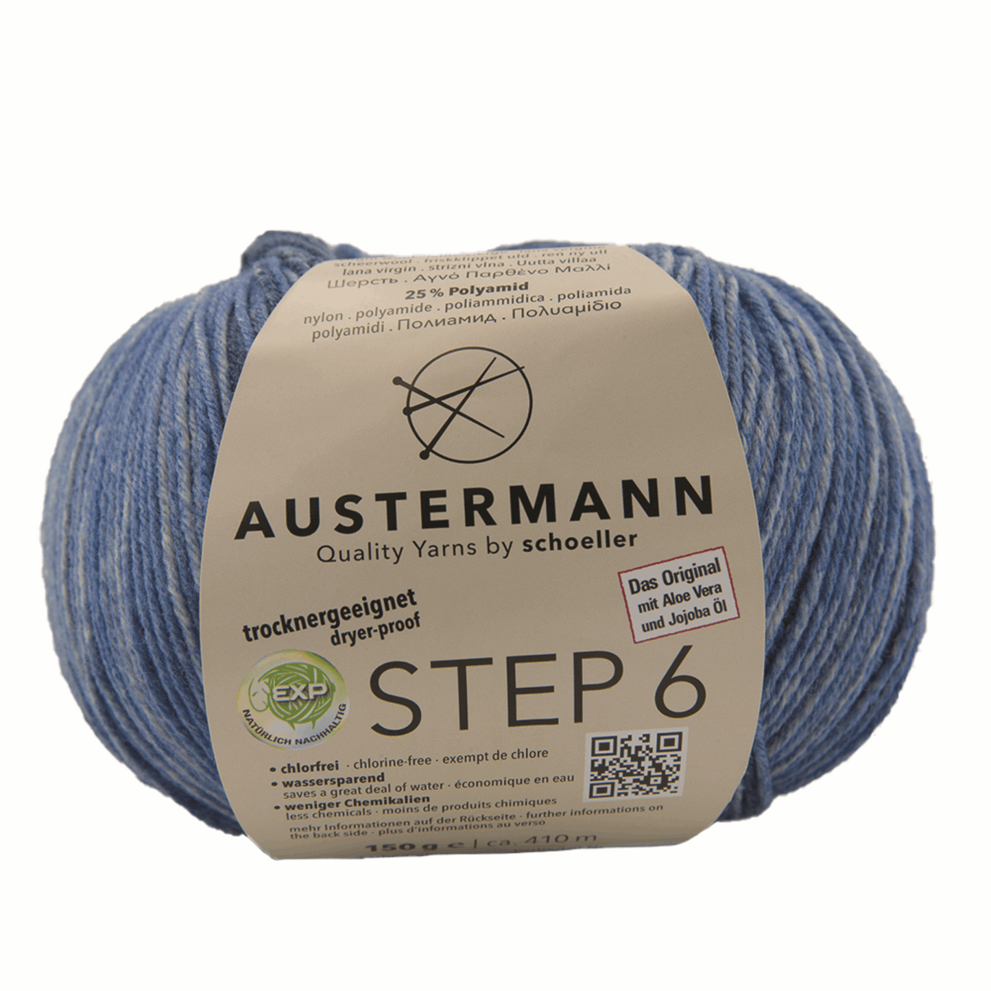 Schoeller-Austermann Step6, Irish Rainbow, 150g, 97826, Farbe petrol blau 734