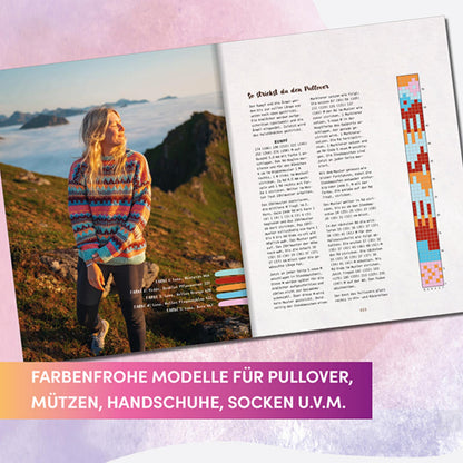 Fargerik - Farbenfrohe Strickideen aus Norwegen
