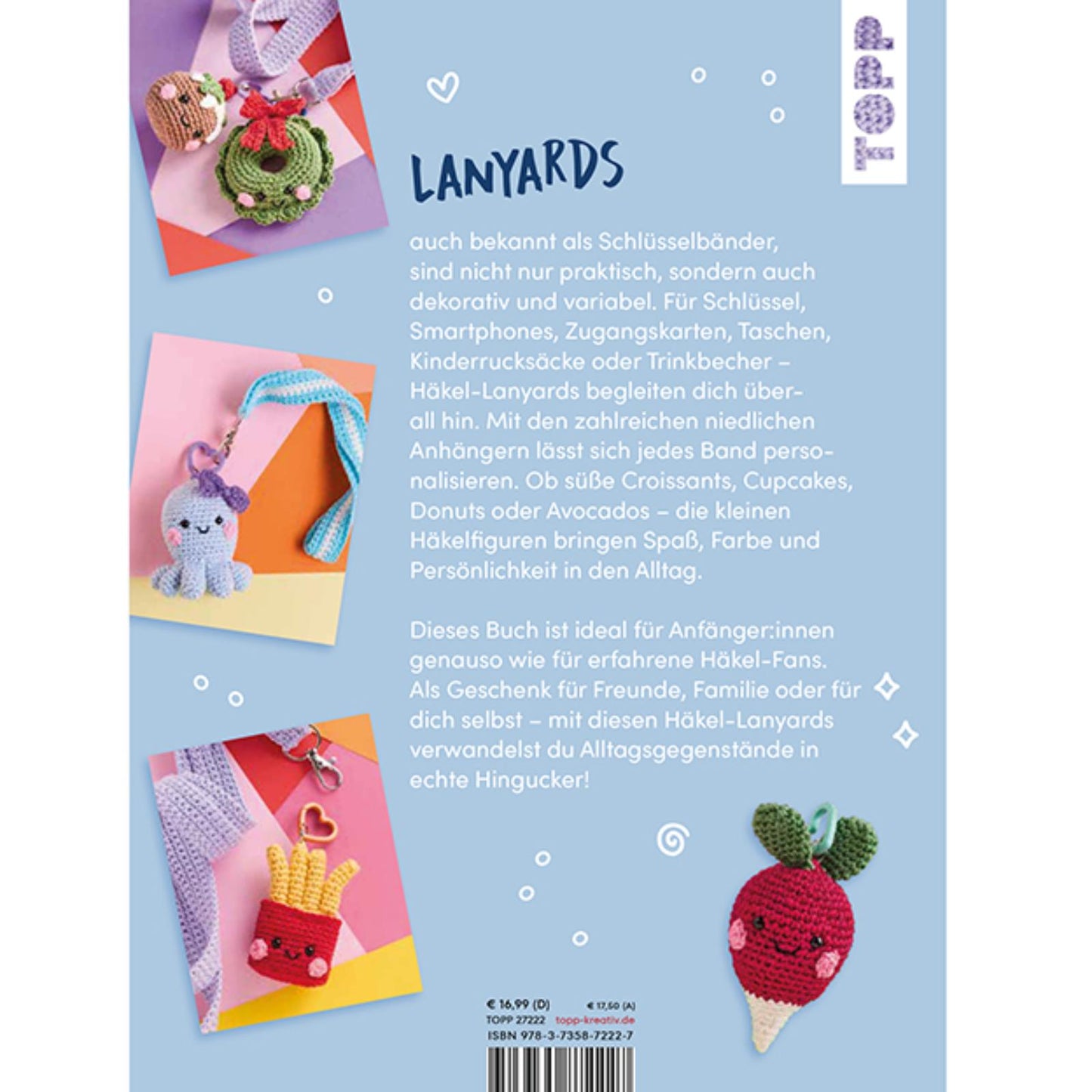 Lovely Lanyards häkeln – Schlüsselbänder und niedliche Motive zum Anhängen (DE)