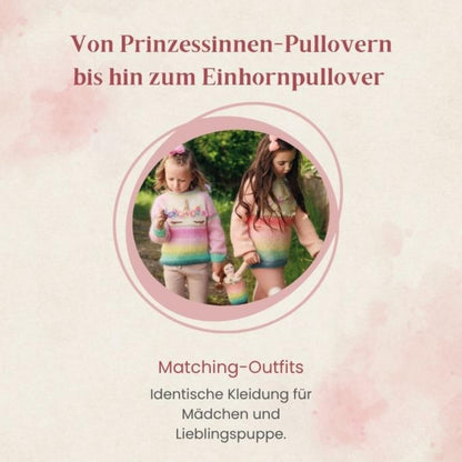 SOSTERSTRIK Schwesterstrick (DE),  Outfits stricken für Mädchen und ihre Lieblingspuppen