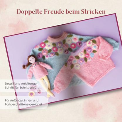 SOSTERSTRIK Schwesterstrick (DE),  Outfits stricken für Mädchen und ihre Lieblingspuppen