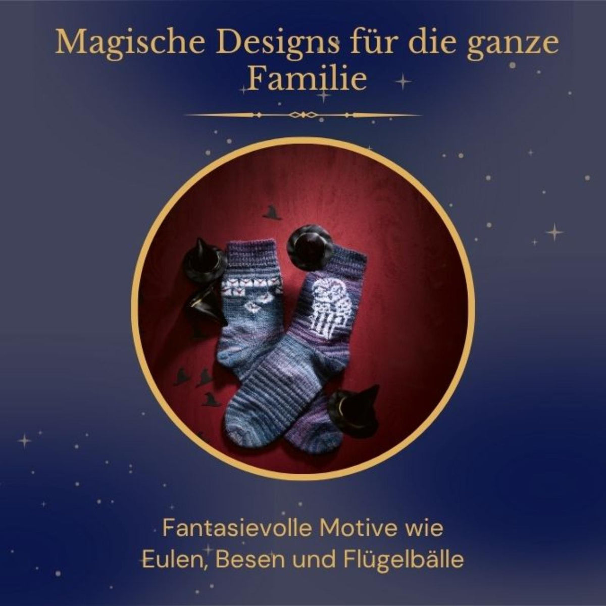 Magische Socken stricken – Das inoffizielle Sockenstrickbuch für Fantasy-Fans (DE)