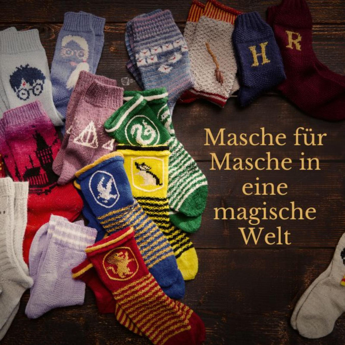 Magische Socken stricken – Das inoffizielle Sockenstrickbuch für Fantasy-Fans (DE)