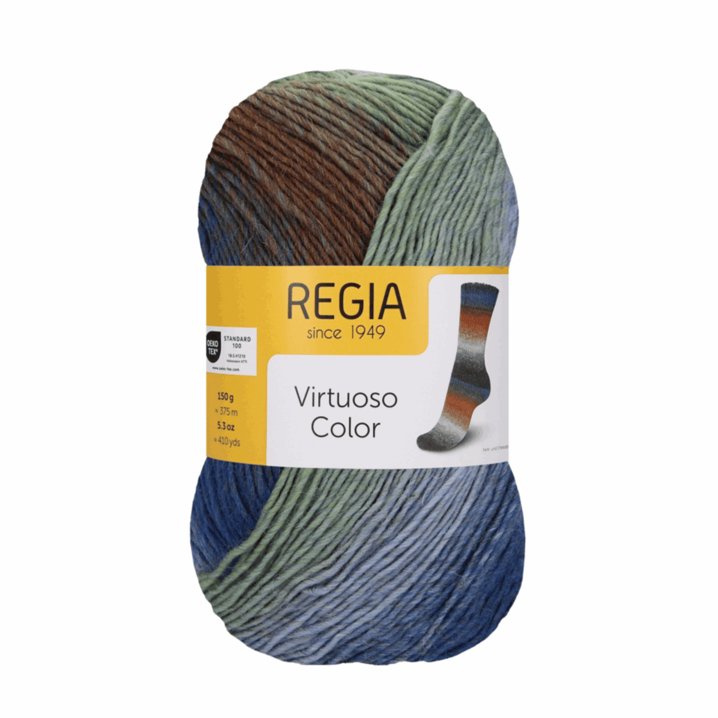 Regia Virtuoso 6fädig Color 150G, 90638, Farbe pale summer 3075
