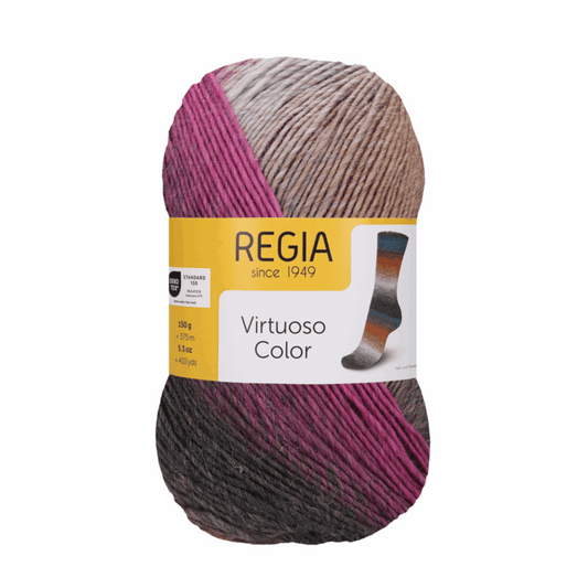 Regia Virtuoso 6fädig Color 150G, 90638, Farbe lazy afterno 3077