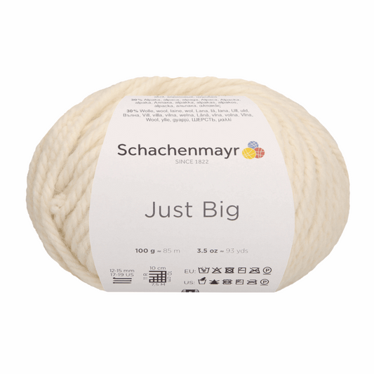 Schachenmayr Just Big 100g, 97009, Farbe natur 2